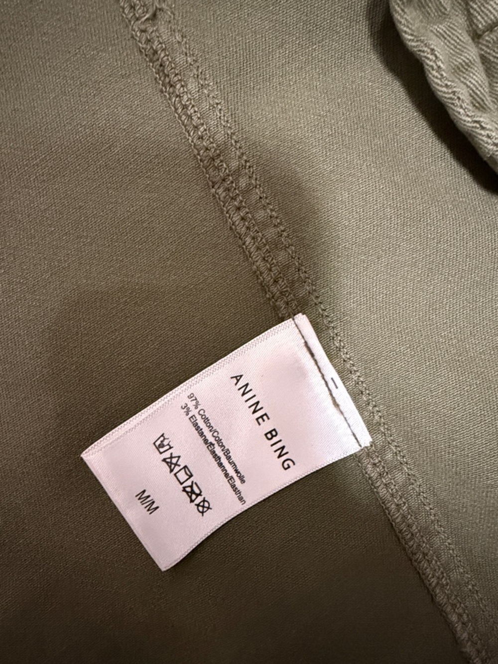 Anine Bing Olive Utility Jacket Med - Picture 2 of 3